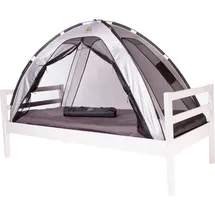 Deryan Bettzelt Moskitonetz 200 x 90 x 110 cm silber