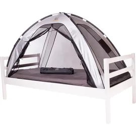 Deryan Bettzelt Moskitonetz 200 x 90 x 110 cm silber