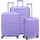 MODO BY RONCATO Starlight 3.0 Koffer-Set 3-tlg. polypropylen/lila