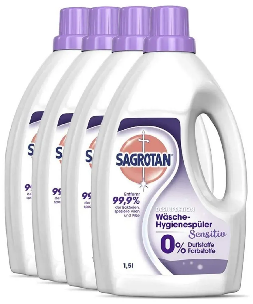 Sagrotan Wäsche-Hygienespüler Sensitiv 4x1,5 Liter