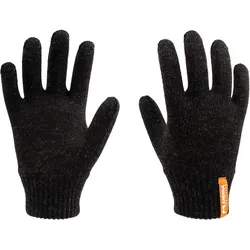 Alpaka Merino handschuhe herren damen Nahtlose perfekte Passform winter outdoor SCHWARZ S