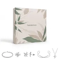 Heideman Schmuck-Adventskalender Summerbox Barcelona silberfarben, Schmuckset mehrteilig Schmuck für Frauen - 5 Schmuckstücke silberfarben