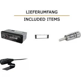 JUST SOUND best choice for caraudio Autoradio Einbaupaket mit JBL Celebrity 150 für Smart Fortwo 450 dunkelgrau | Bluetooth USB