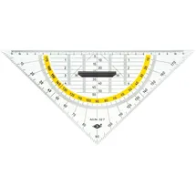 Wedo Geodreieck 250 mm transparent