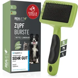 REAVET Zupfbürste S – Professionelle Fellpflege für kleine Hunde und Katzen