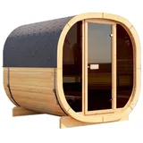 Wolff Finnhaus Gartensauna Colm 2123 Bausatz naturbelassen - 42 mm Ohne Ofen