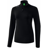 Rollkragen Sweatshirt langarm schwarz 36