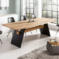 Riess-Ambiente Esstisch GRAND OAK - 240cm natur Wildeiche Massivholz