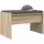 vidaXL Flurbank mit Kissen Sonoma-Eiche 63 x 38 x 40 cm