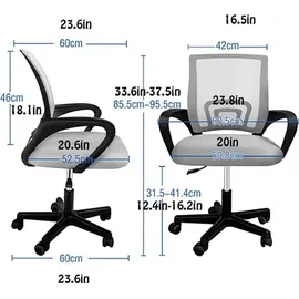 OEM KO25SZ Netzstoff Grau/Schwarz