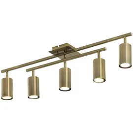Trio Marley 5-flammig altmessing