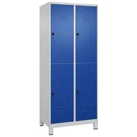 C+P Doppel-Garderobenschrank ""Classic Plus"", Abteilbreite 40 cm, mit Füßen,