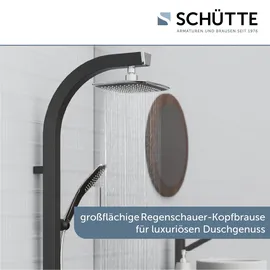 Schütte Madagaskar Überkopf-Brauseset schwarz