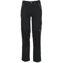 Planam Canvas 320 Arbeitskleidung Bundhose schwarz/schwarz 56