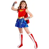 Rubies Rubie's Offizielles Wonder-Woman-Kostüm, Disney, für Kinder Halloween