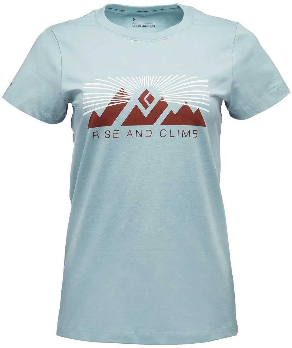 Black Diamond W Rise AND Climb SS Tee blue ash (4006) XL