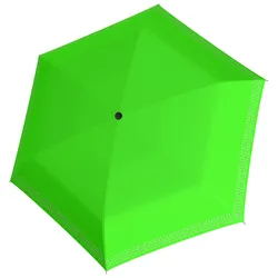 Doppler Taschenschirm Safety Havanna Cross neon green