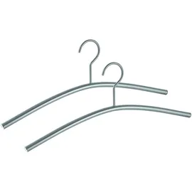 Songmics Kleiderbügelset, Schwarz, Metall, cm, Garderobe, Kleiderbügel