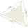 Sol Royal SolVision HS9 Sonnensegel dreieckig Creme HDPE