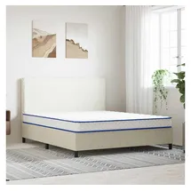 vidaXL Matratze Weiß 200 x 180 x 17 cm PU-Schaum