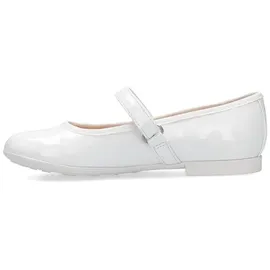 GEOX Mädchen Jr Plie' Ballerinas, Weiß, 34 EU