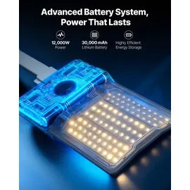 Vevor Solarleuchte grau 900000 LM mit Dämmerungssensor IP65