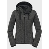 Schöffel Damen Aurora Fleece Hoodie Jacke (Größe XL, schwarz)