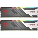 Patriot Viper Venom RGB DIMM Kit 64GB, DDR5-6000, CL30-40-40-76, on-die ECC, retail (PVVR564G600C30K)