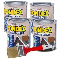 Bondex Compactlasur 2in1 Holzlasur 3L zum sprühen und streichen (teak)
