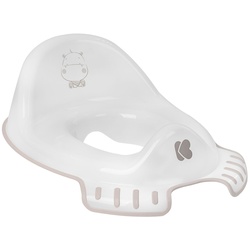 Kikkaboo, Toilettenaufsatz Hippo Toilettensitz, anatomische Form, Spritzschutz beige