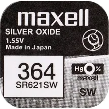 Maxell SR621SW 364 Silberoxid Batterie 1,55V