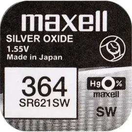 Maxell SR621SW 364 Silberoxid Batterie 1,55V