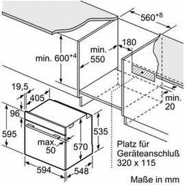 Bosch Herdset Bosch Backofen EcoClean mit Induktionskochfeld PowerBoost - autark, 60 cm - Schwarz