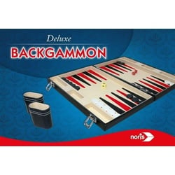 Noris Spiel, Deluxe Backgammon Koffer - 15"