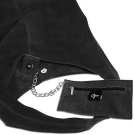 CASPAR Modell No.767 Shopper Wildleder Black