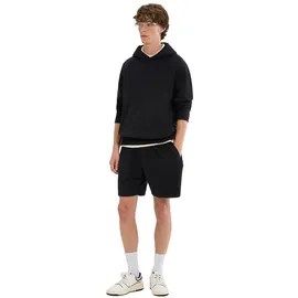 Ellesse Herren Sweatshort - ZANICA, Loungewear, Bermuda, einfarbig, Schwarz M