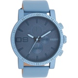 Oozoo Armbanduhr Timepieces Analog Leder blau UOC11216 - Blau
