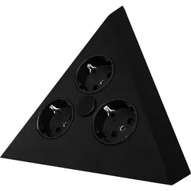 THEBO Mehrfachsteckdose 3 m Schwarz 1 St.