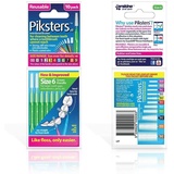 Piksters Interdentalbürsten 10 Stück grün, 0,80mm 6er Vorteilspack (6x 10 Stück)