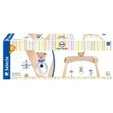 Selecta Bär 64307 Steiff Spieltrapez aus Holz, blau, 59 cm