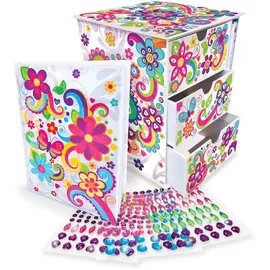 Sticky Mosaics Schmuckkästchen mit Notizbuch Bastelset