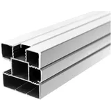 tetznerjent T&J ECOSTECK Aluminium-Pfosten Silber 2400 mm