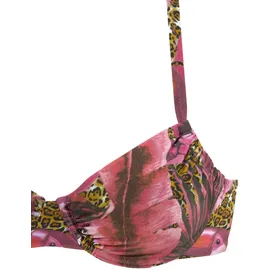 LASCANA Bügel-Bikini Damen pink-bedruckt, Gr.42 Cup D,