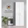 mokebo Besenschrank Weiß Holzwerkstoff, 4 Fächer, 60x180x34 cm, Waschküche, Mehrzweckschränke
