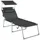 Songmics Sonnenliege 200 x 71 x 38 cm Grau