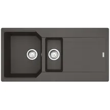 Franke Urban UBG 651-100 links Einbauspüle schiefergrau Handbetätigung 1000 x 500 mm
