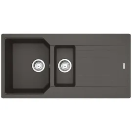 Franke Urban UBG 651-100 links Einbauspüle schiefergrau Handbetätigung 1000 x 500 mm