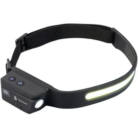 TOOLCRAFT COB LED Stirnlampe Schwarz