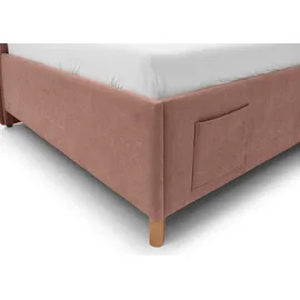 Meise Möbel meise.möbel Polsterbett Fun Stoff Rosa Rose
