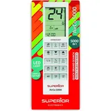 Superior Airco 5000in1 - Klimageräte Universal-Fernbedienung für Klimaanlagen SUPCU005 - Schwarz